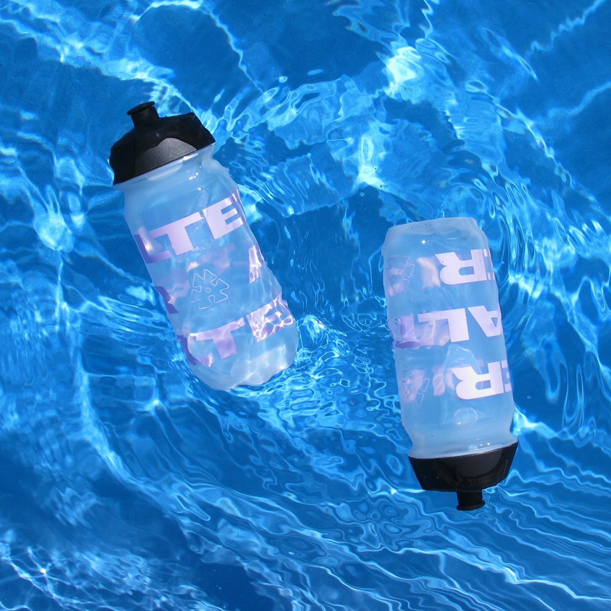 Logo Bottle - Transparent / Violet Alter Cycling