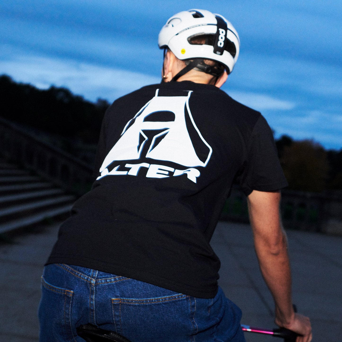 "Aye" T-Shirt - Black Alter Cycling