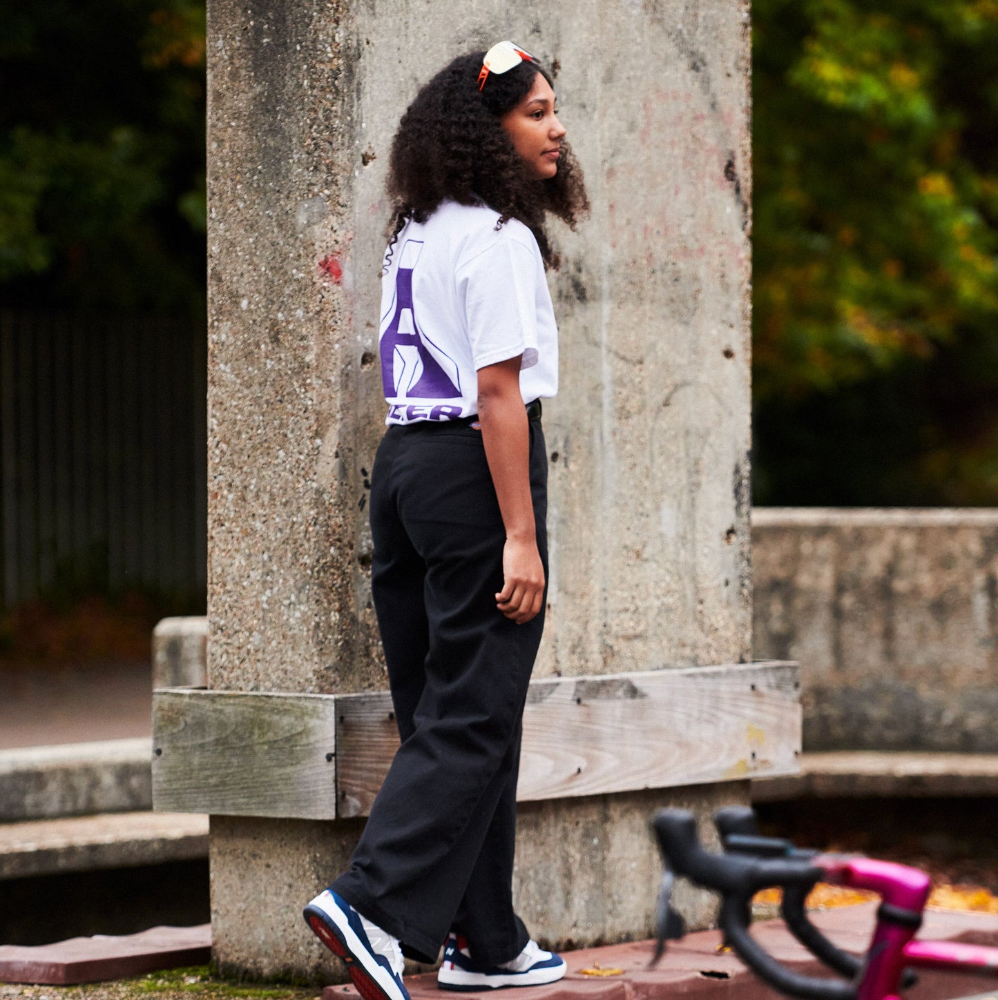 "Aye" T-Shirt - White Alter Cycling