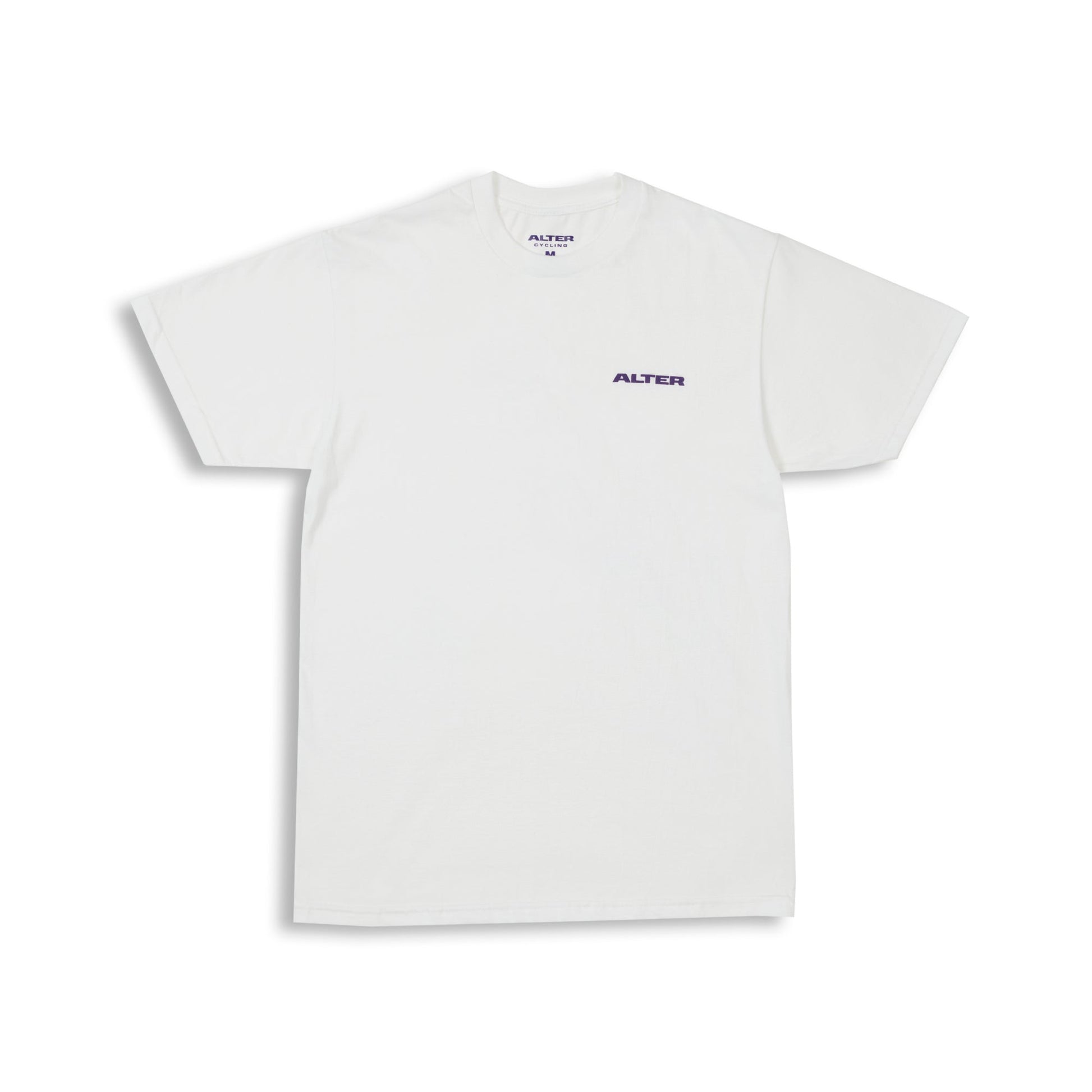 "Aye" T-Shirt - White Alter Cycling