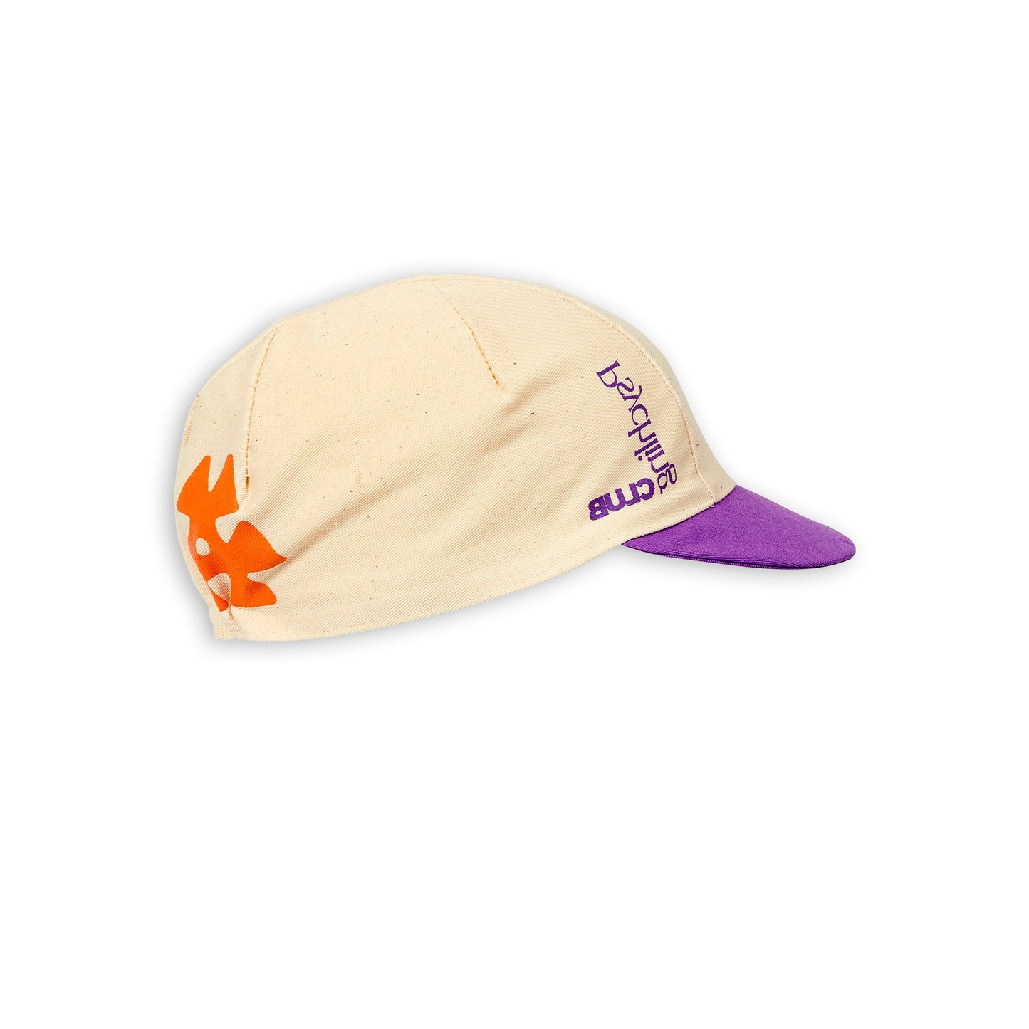 Psychling Cap - Natural / Purple Alter Cycling
