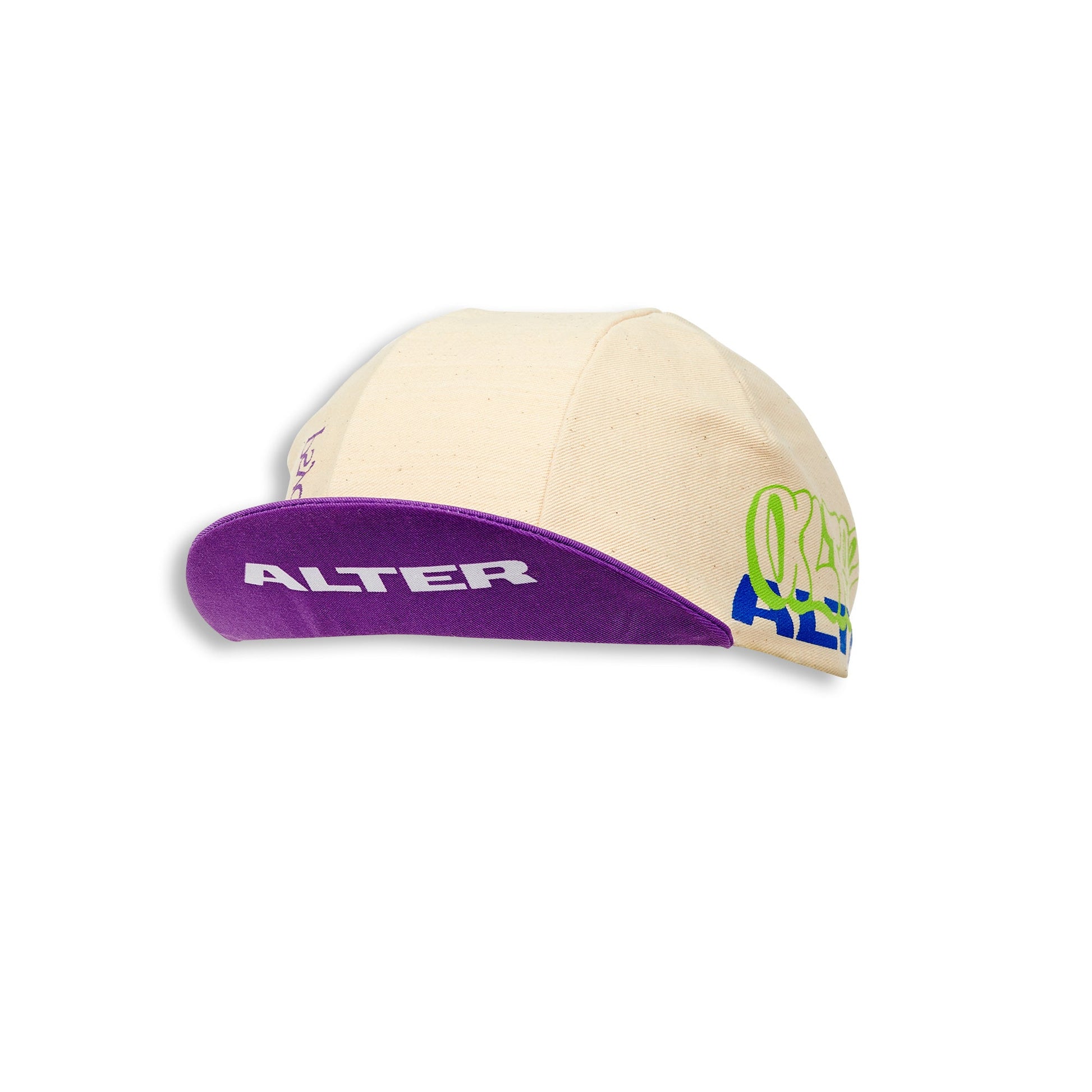 Psychling Cap - Natural / Purple Alter Cycling