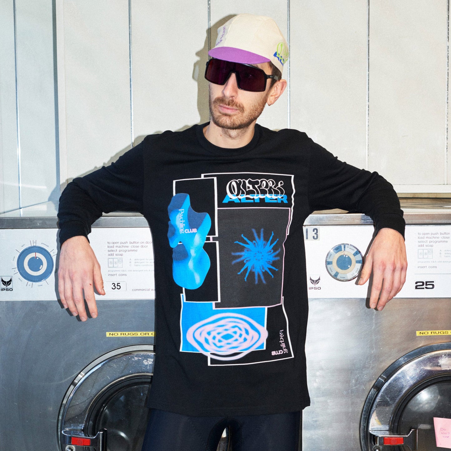 Flyer LS T-Shirt - Black Alter Cycling