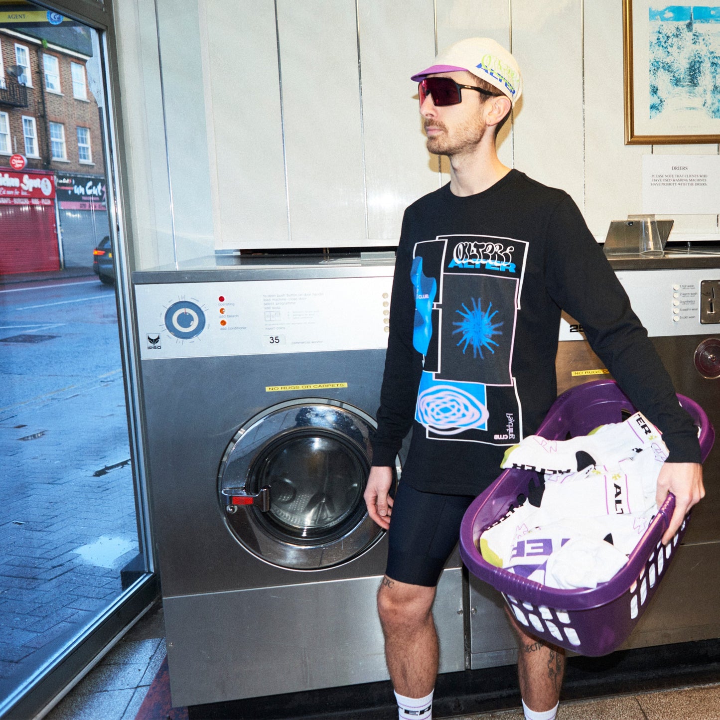 Flyer LS T-Shirt - Black Alter Cycling