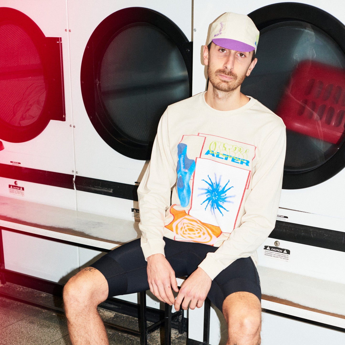 Flyer LS T-Shirt - Natural Alter Cycling