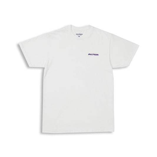 "Aye" T-Shirt - White Alter Cycling